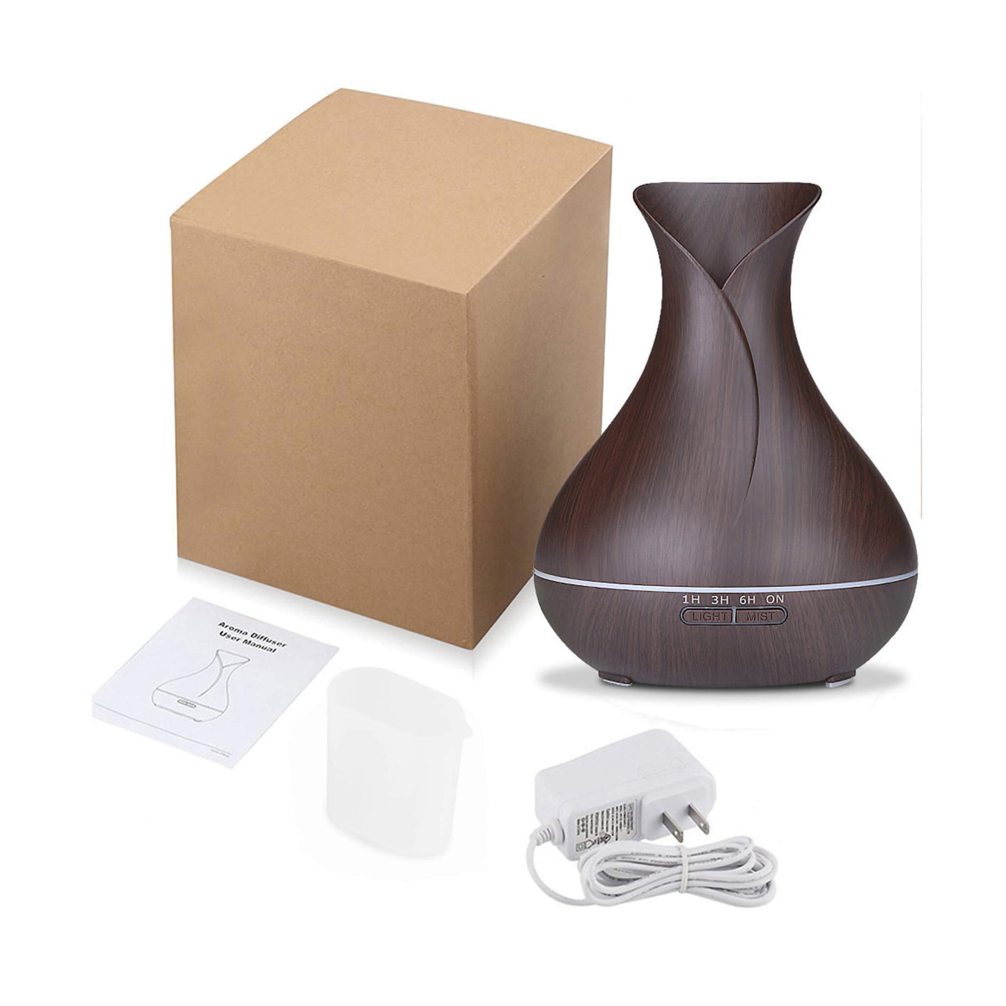 Compacte aroma diffuser, ideaal voor woonkamer of slaapkamer