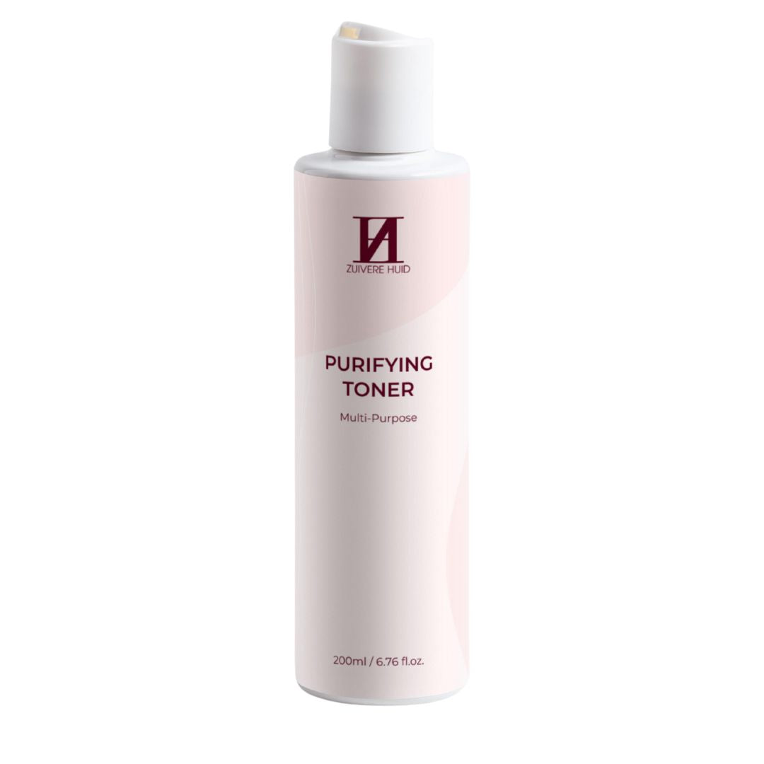 Fles Zuivere Huid reinigende toner, een verfrissende en verzorgende oplossing voor de huid