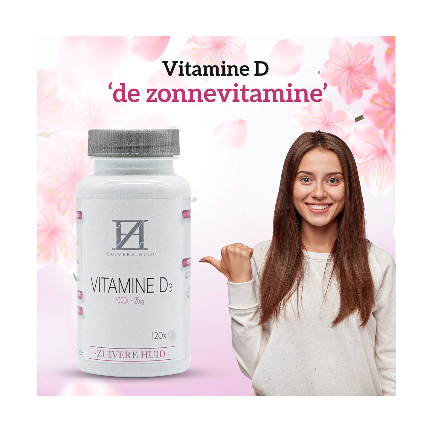 Illustratie van de gezondheidsvoordelen van vitamine D.